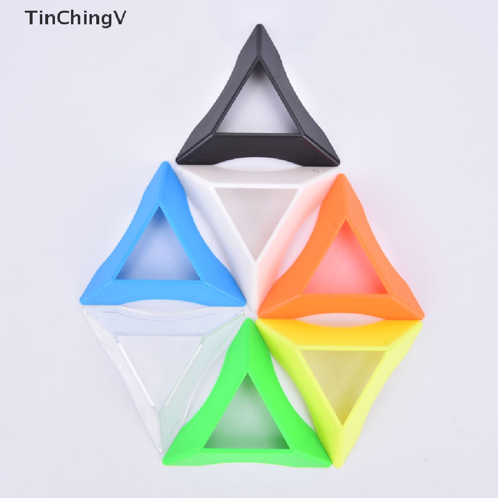 Bộ 10 Khối Rubik Bằng Nhựa Kèm Giá Đỡ