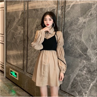 Váy tiểu thư kèm yếm ulzzang