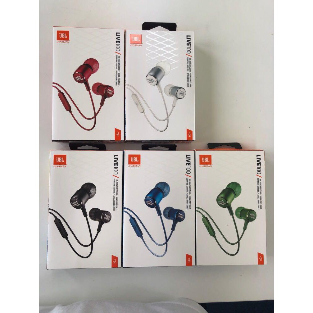Puki shop / Tai nghe JBL LIVE 100 chính hãng-Tai nghe nhét tai JBL Live 100