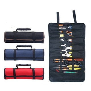 [RẺ NHẤT SHOPEE] Túi vải cuộn đựng đồ nghề cao cấp màu đen