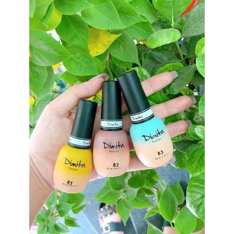 Sơn gel dimita lẻ mầu giá 35k/1chai mua 10 tặng 1