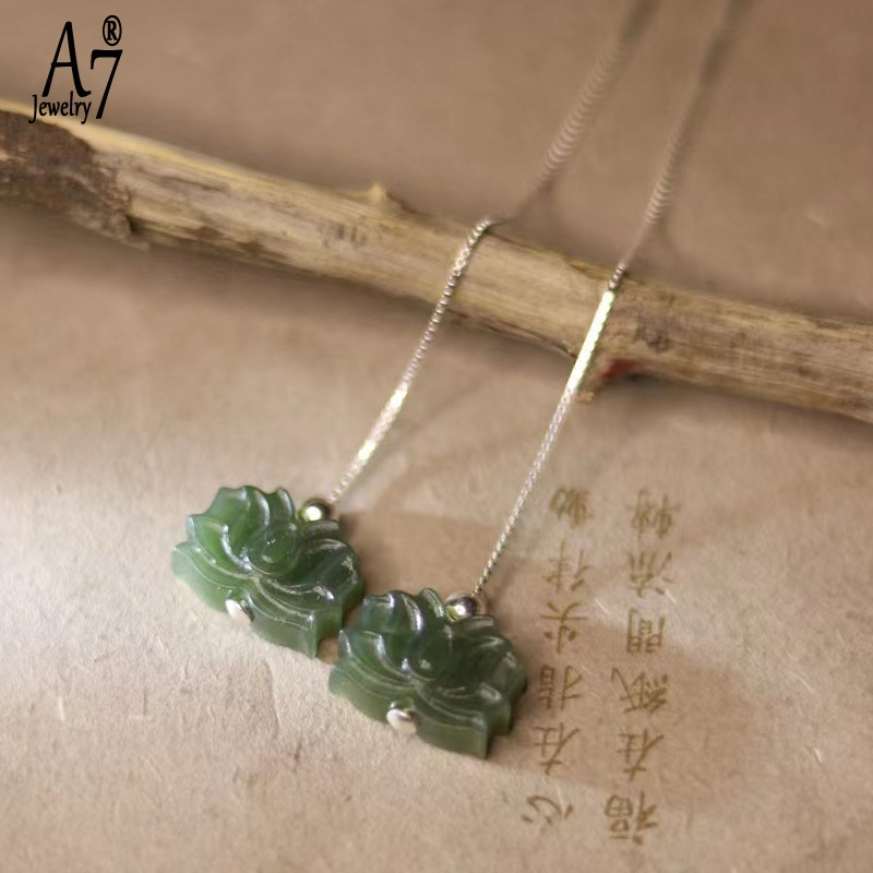 Khuyên Tai Bạc 925 Hình Hoa Sen Thời Trang Cho Nữ A7 S925