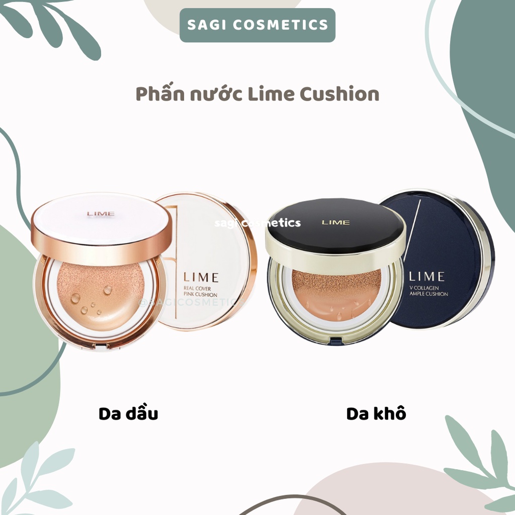 Phấn Nước Che Phủ Kiềm Dầu Lime Cushion 20g