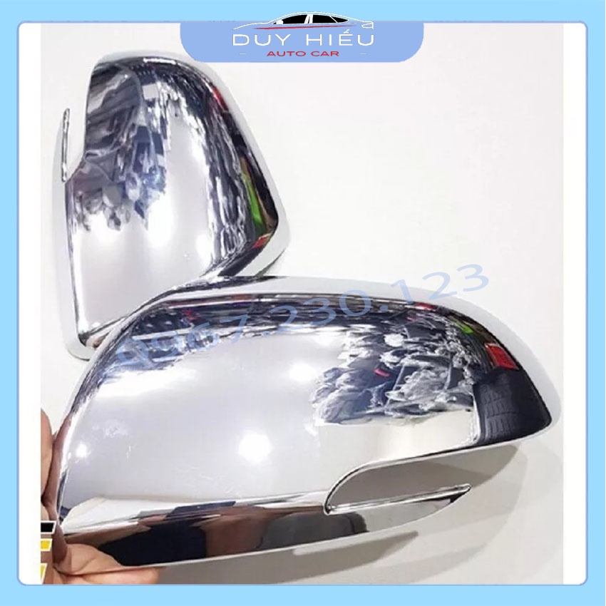 Bộ hai ốp gương, gáo gương xe KIA SELTOS mạ crom giúp chống xước, bảo vệ gương xe cao cấp không han gỉ