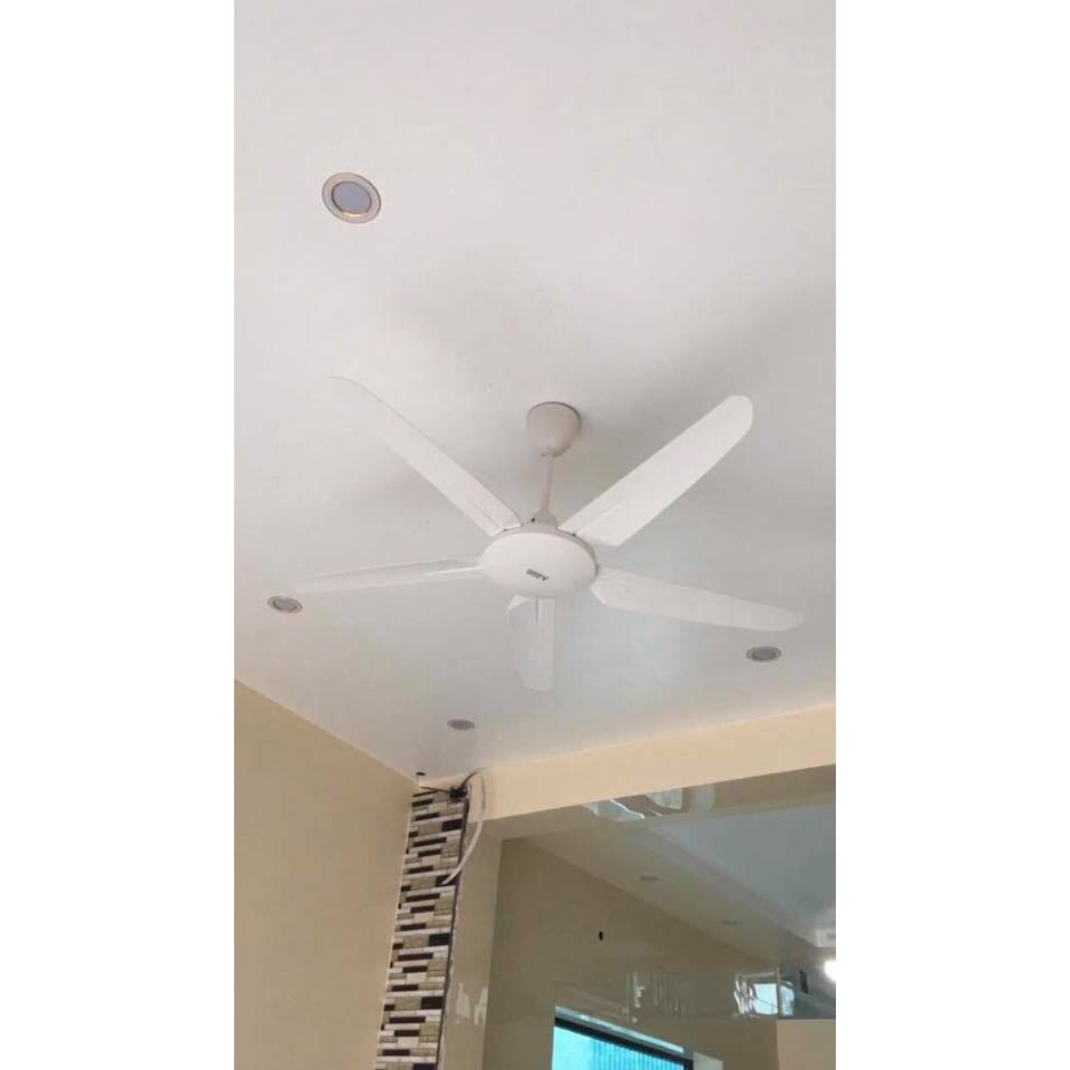 Quạt trần 5 cánh cao cấp  ASIA QT05-T01 màu trắng (Cam kết hàng chính hãng bảo hành 2 năm) | BigBuy360 - bigbuy360.vn