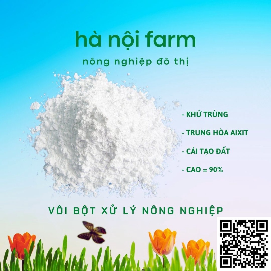 Vôi bột sát khuẩn và cải tạo đất