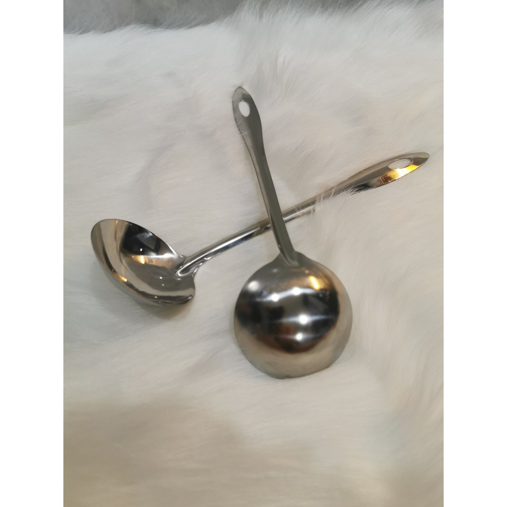 Muôi múc trân châu Inox Muôi thủng vợt topping Muỗng vớt đồ lẩu Muôi thủng múc thạch nấu chè