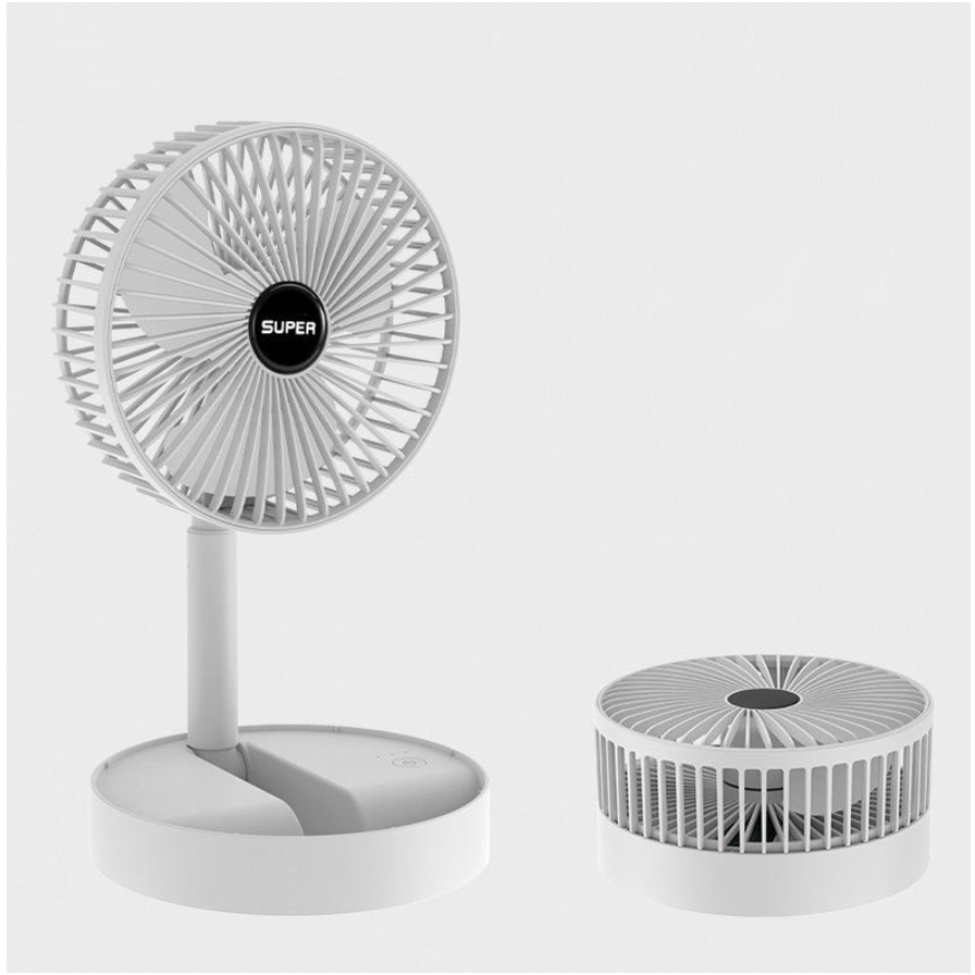 Quạt Tích Điện Mini 3 Chế Độ Sử Dụng Pin Sạc Để Bàn Cao Cấp