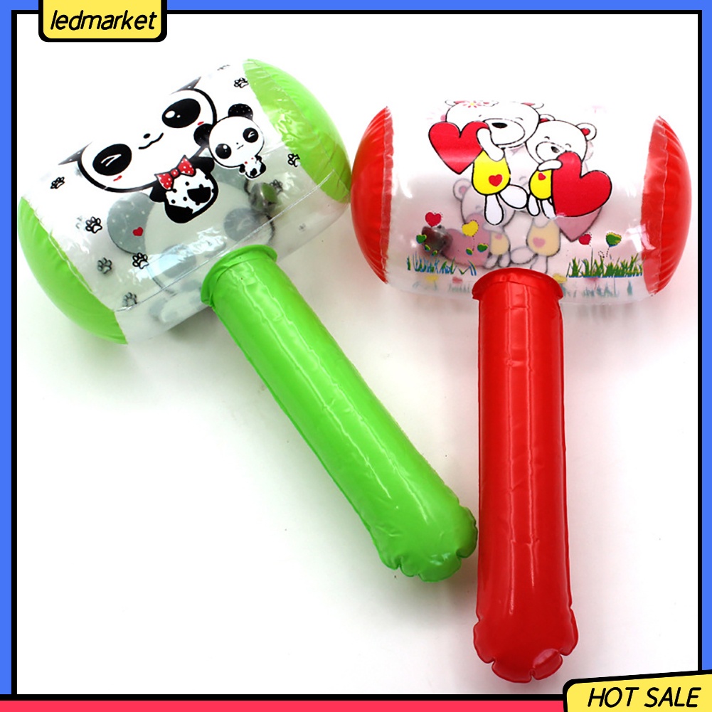 Búa Bơm Hơi Hình Hoạt Hình Có Đèn LED Cho Bé