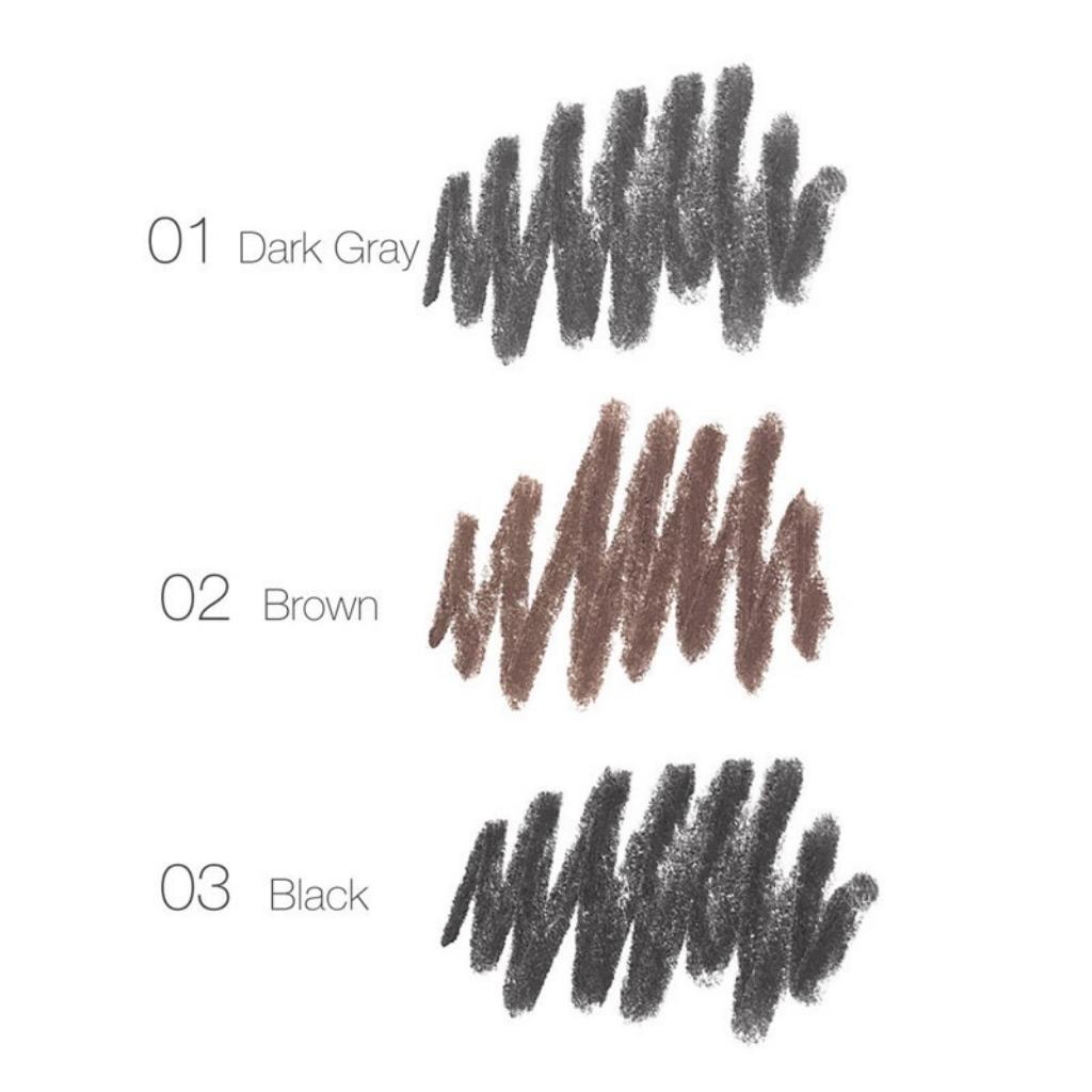 Chì Kẻ Mày FOCALLURE Bền Màu Không Thấm Nước - Kẻ Chân Mày 3 Màu JINT | BigBuy360 - bigbuy360.vn