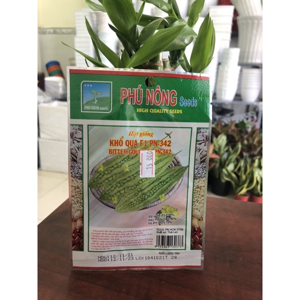 HẠT GIỐNG KHỔ QUA F1 SIÊU TRÁI gói 2gr hiệu Phú Nông
