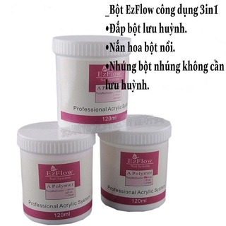 Bột đắp móng Ezflow 3trong1 (đắp bột, nắn hoa, bột nhúng)
