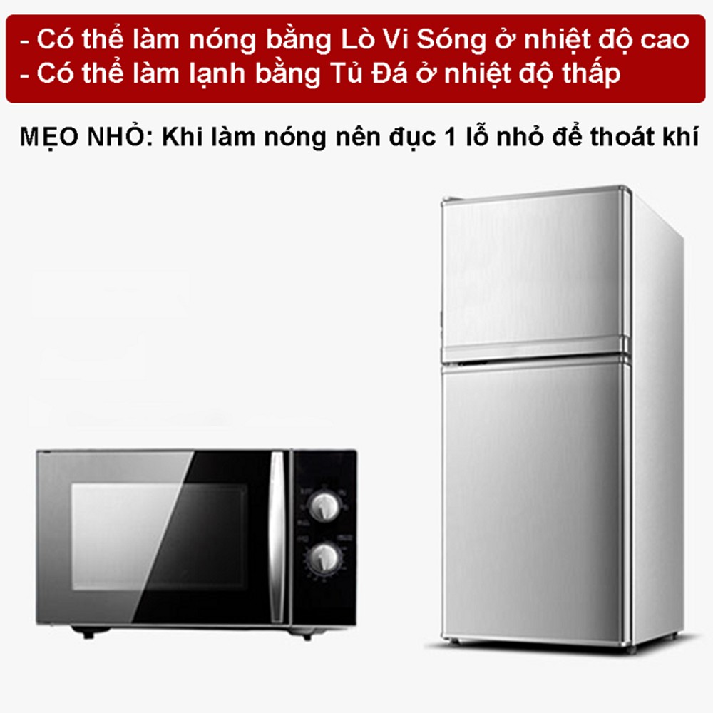 Túi hút chân không thực phẩm một mặt nhám SHOPTYDO set 100 túi dùng được cho tất cả các loại máy hút chân không