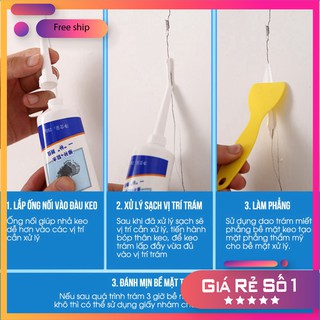 Keo Vá vết nứt Tường - Keo dán tường  các loại vết nứt tường không thấm nước GD197