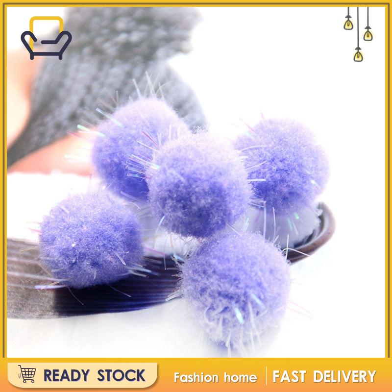 100x Quả bưởi đầy màu sắc Các loại Đồ trang trí Poms thủ công DIY