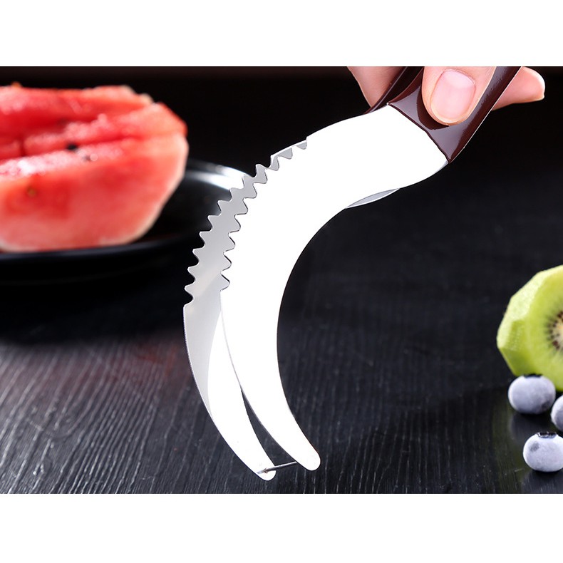 Dụng Cụ Cắt Dưa Hấu Sáng Tạo Chất Liệu Inox Chống Gỉ