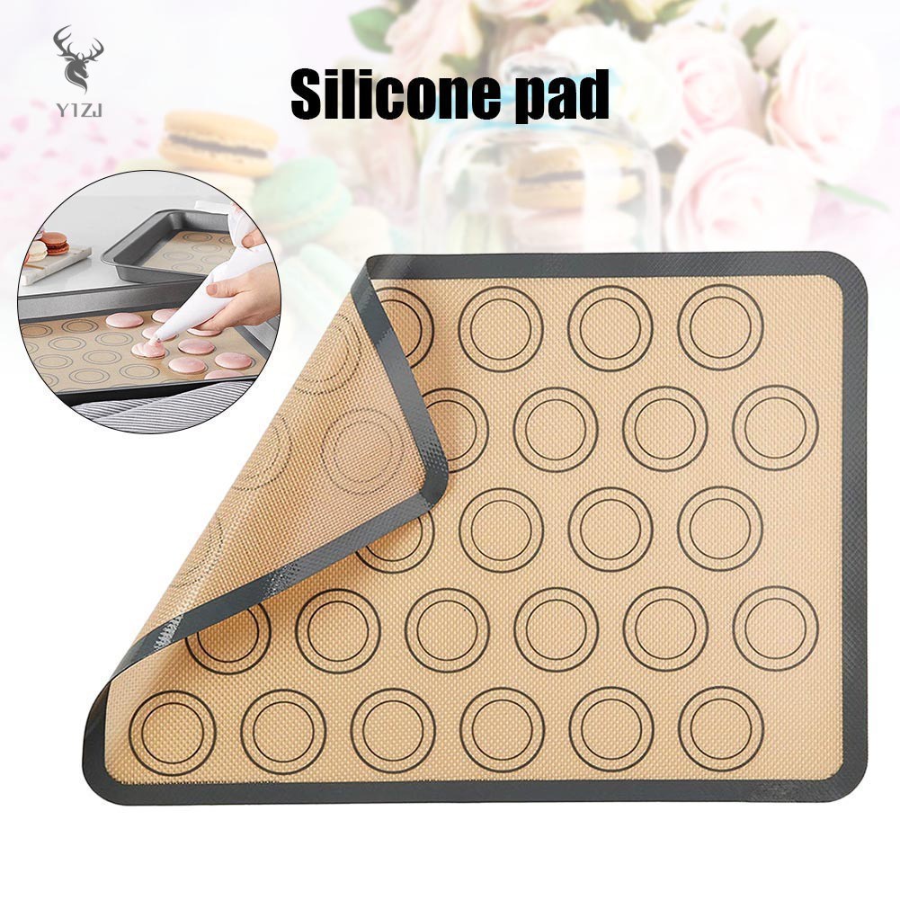 1 Tấm Lót Nướng Bánh Macaron Bằng Silicon Chống Dính