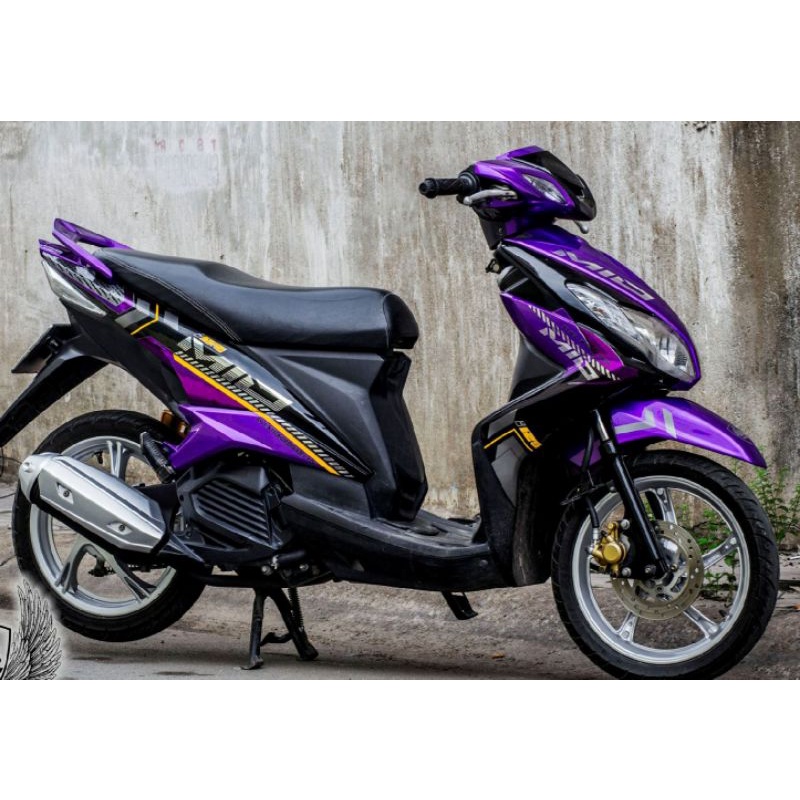 Tem rời dán xe luvias mio