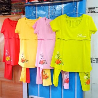 H. Bộ bầu và sau sinh quần dài thun