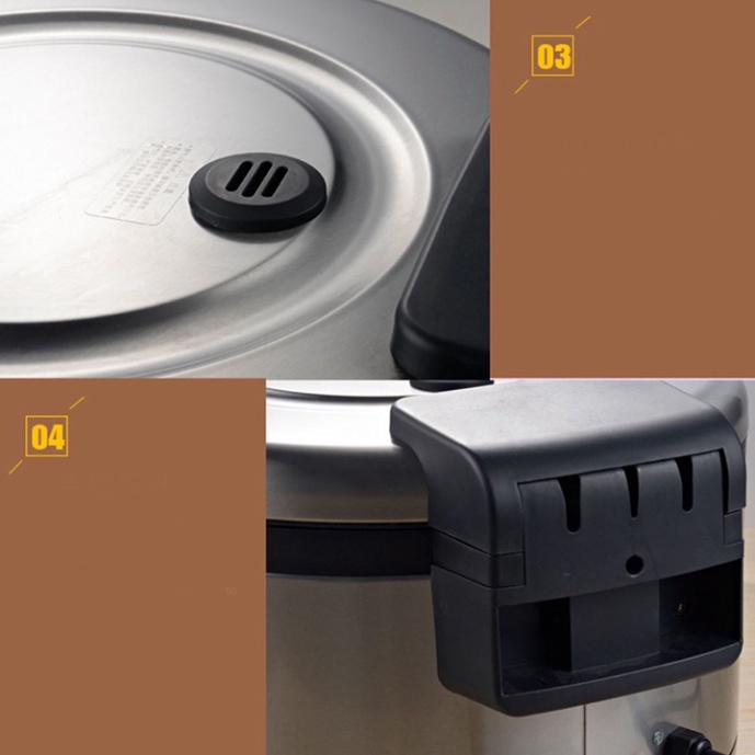 Nồi nấu trân châu Aonuosi 16L Siêu lớn, Nấu tự động trân châu