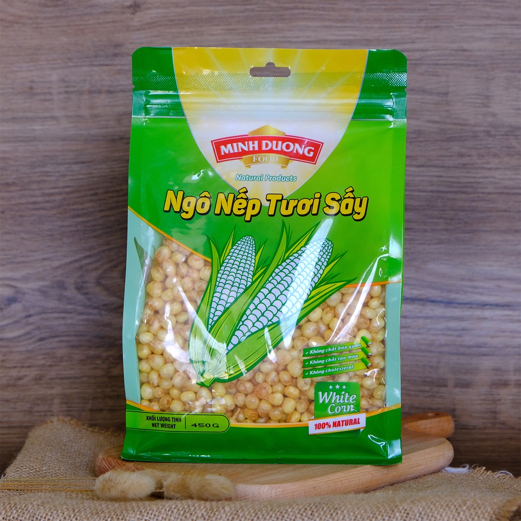 Ngô Nếp Tươi Sấy MINH DƯƠNG FOOD Chính Hãng