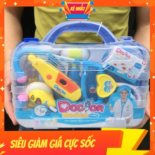 Đồ chơi vali bác sĩ - dụng cụ khám bệnh
