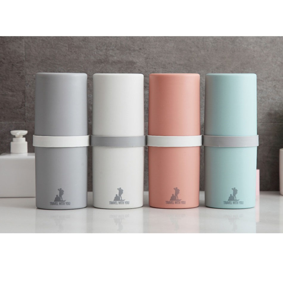 Hộp đựng bàn chải đa năng PINK182 [FREESHIP] Pink Xinh Decor đồ đựng mang đi du lịch sinh viên lúa mạch