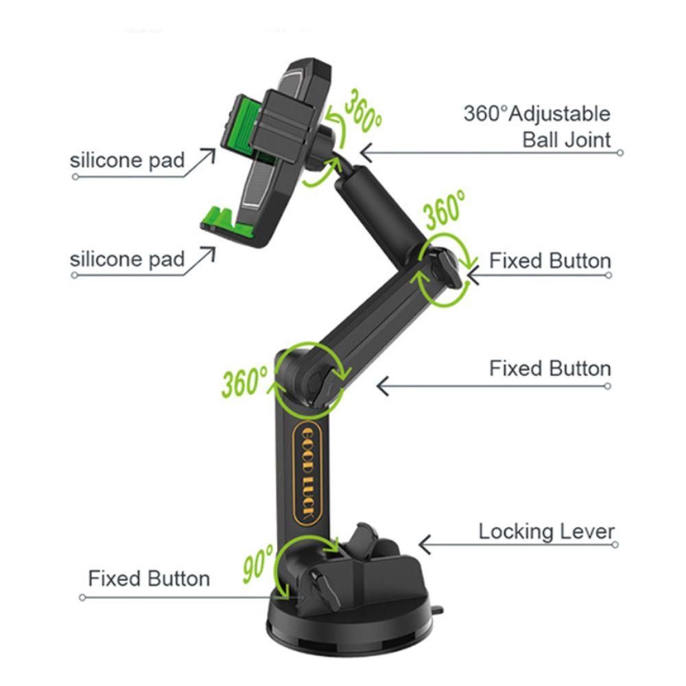 Giá Đỡ Điện Thoại Xoay 360 Độ Cho Xe Hơi Xe Tải° Giá Đỡ Điện Thoại Chống Trượt Có Giác Hút Xoay Được Tiện Dụng Cho Xe Hơi