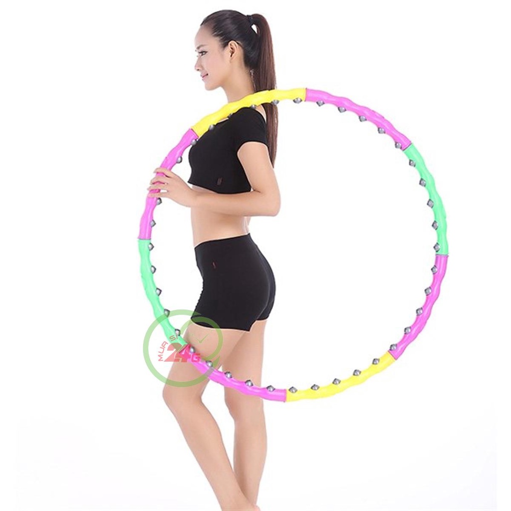 VÒNG LẮC GIẢM EO MASSAGE HOOP, Lắc vòng Hula Hoop