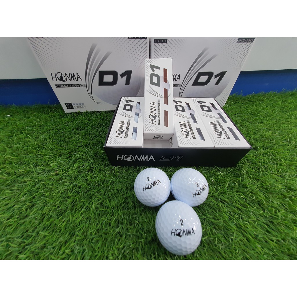 1 hộp Bóng Golf Honma D1, New 2021