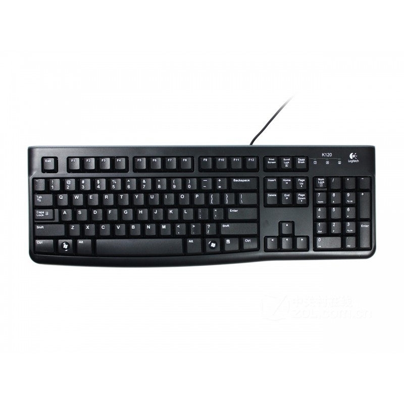 Bàn Phím máy tính Logitech K120 - Hàng Chính Hãng