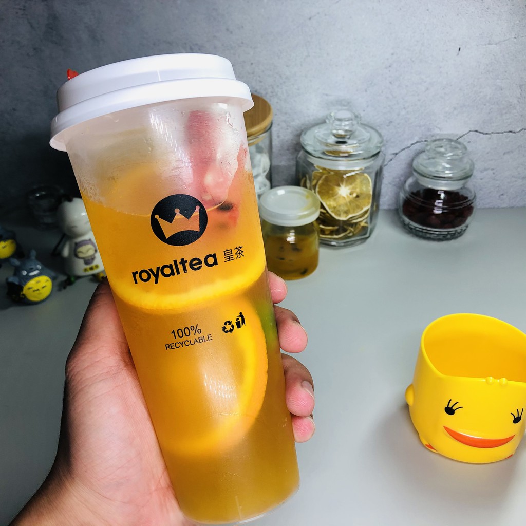 Trà sữa ❤️FREESHIP❤️ Royaltea Trà Xanh Hoa Quả Đặc Biệt Tự Pha