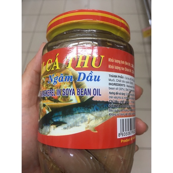 Mắm cá thu ngâm dầu 385g(BC)