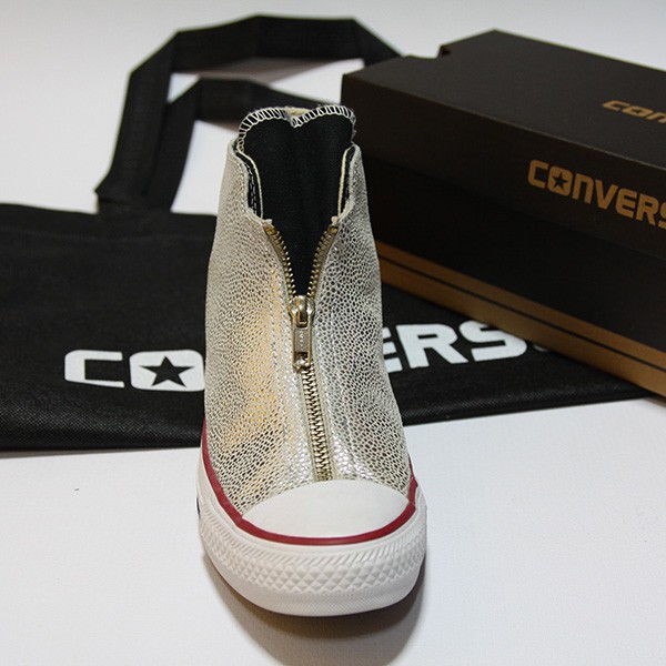 Giày Converse cao cổ da vàng CCDV01