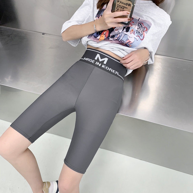 Quần Legging Thể Thao Năm Cánh / Mắt Cá Chân Mỏng Lưng Cao Ôm Dáng Chống Chói Thời Trang Mùa Hè Mới 2022 Sa