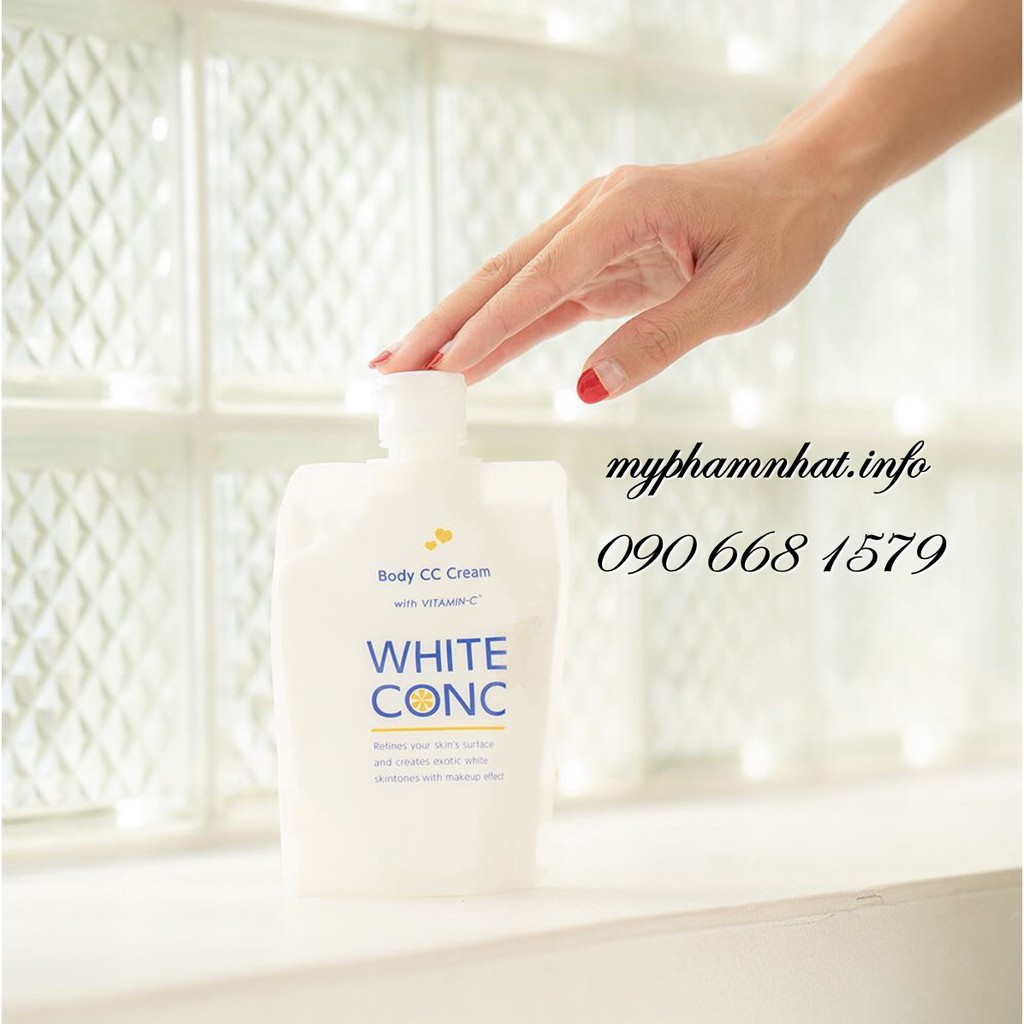 Sữa dưỡng thể trắng da White Conc Body CC Cream With Vitamin-C