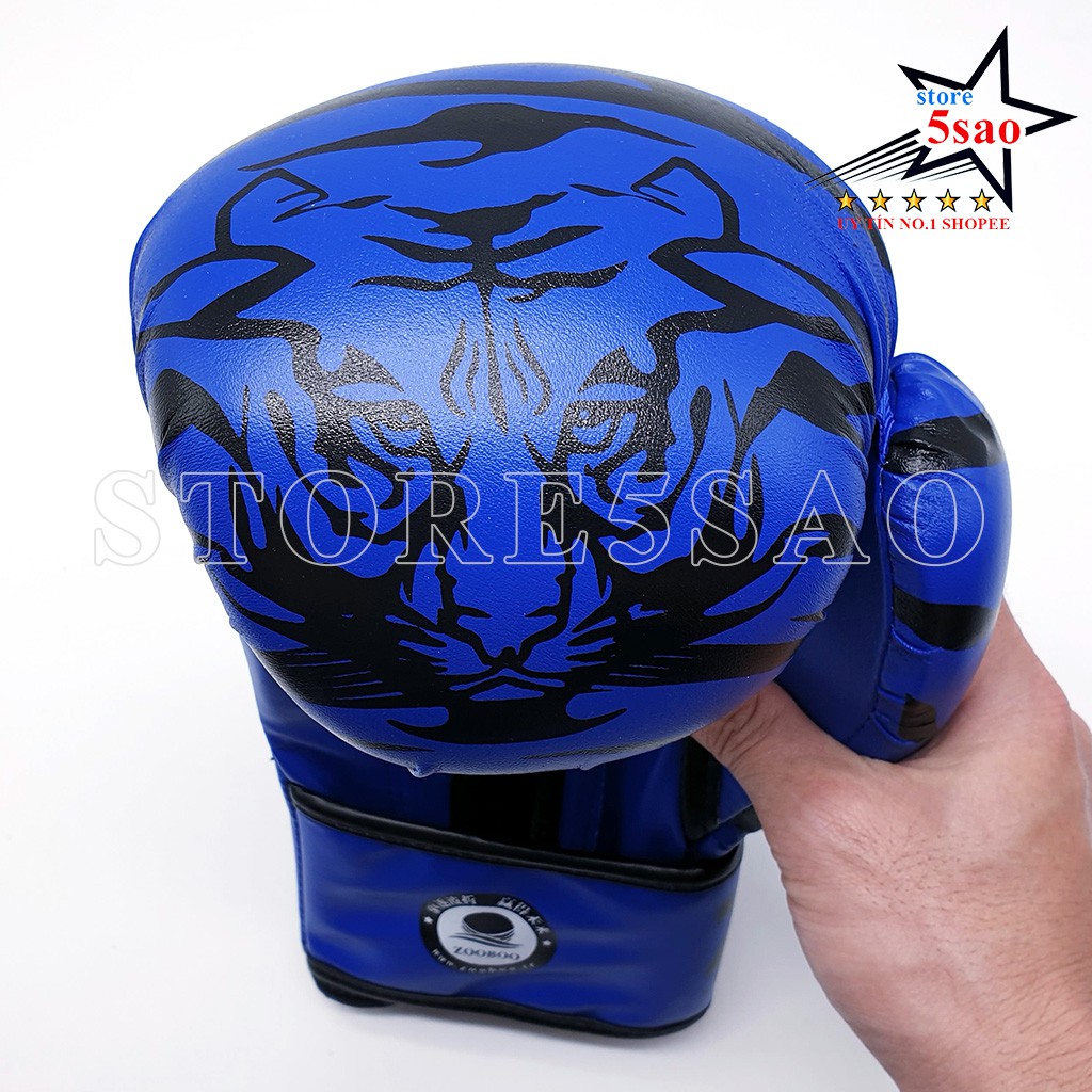 🎁 Bao tay boxing Zooboo hình hổ ⚡FREESHIP⚡ Găng tay boxing đấm bốc giá rẻ