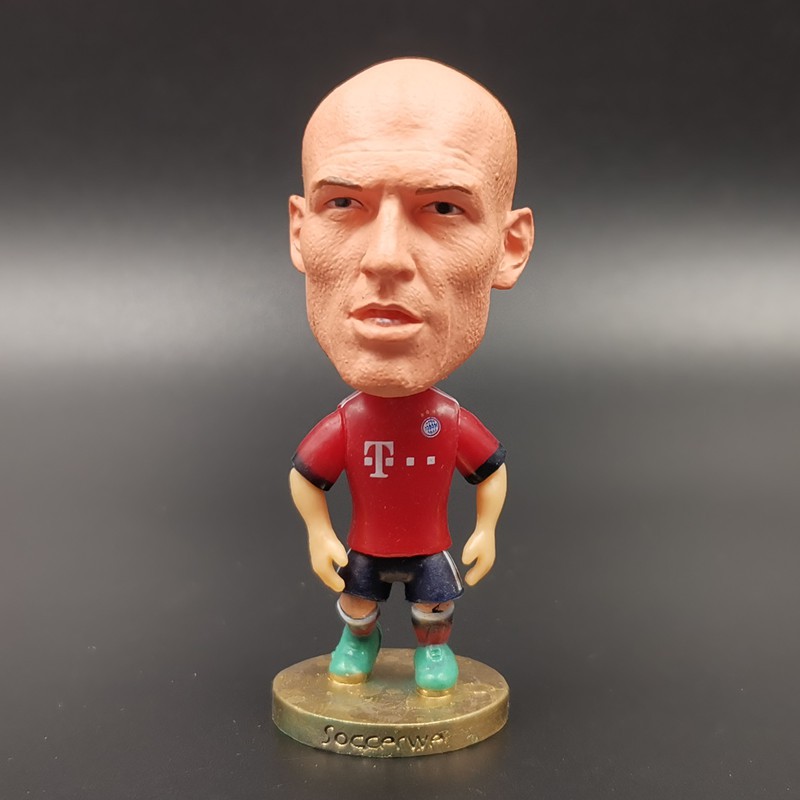Mô Hình Cầu Thủ Bóng Đá Munich Levandowski Muller Roben Ribery JAMES Lahm Alonso Neuer