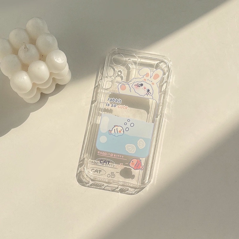 (SIÊU RẺ) Ốp lưng iphone trong cute rabbit is so cute 7plus/8/8plus/x/xr/xs/11/12/13/pro/max/plus/promax