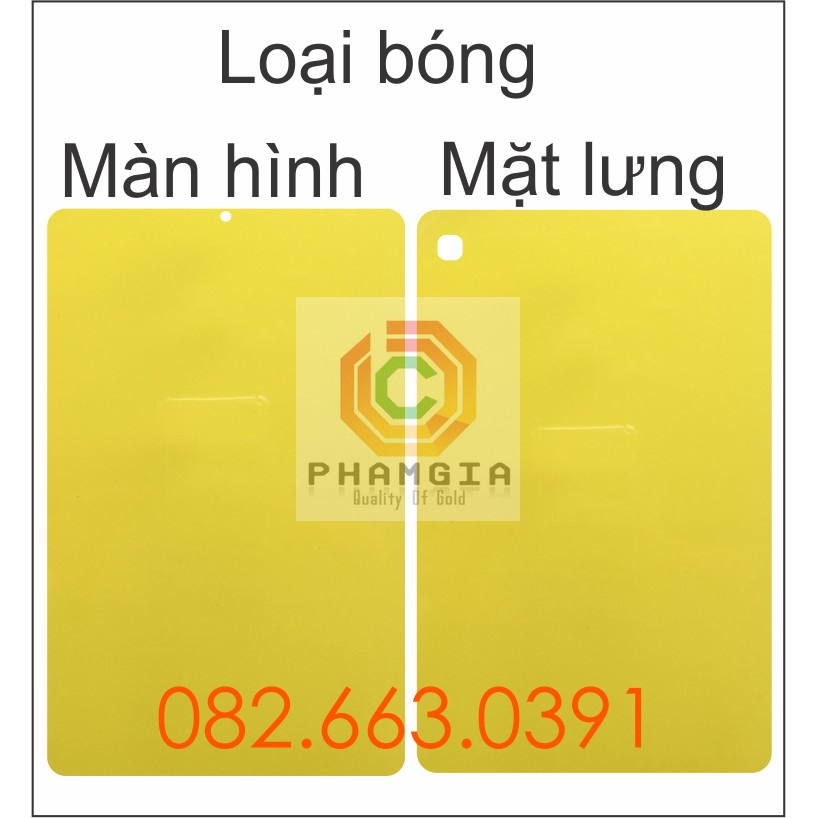 Dán PPF Samsung S6 Lite loại bóng, nhám dành cho màn hình, mặt lưng , mặt lưng full viền
