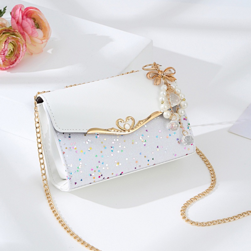 Túi Đeo Chéo Hình Bướm Dây Xích Phong Cách Hàn Quốc Cho Nữ