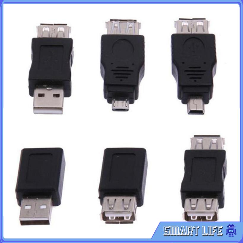 Set 12 Đầu Chuyển Đổi Otg Usb 2.0 A Male Sang Female Micro-B | BigBuy360 - bigbuy360.vn