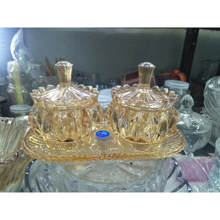 Bộ 2 hũ mứt  đựng mứt