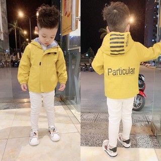 Áo khoác kaki xịn sò 2 lớp cho bé trai