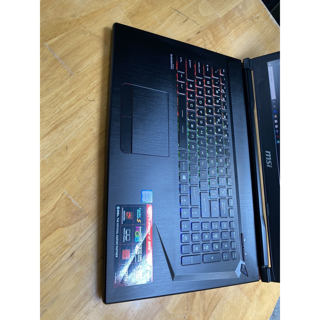 Laptop MSI GP73 8RE, i7 – 8750H, 17,3in 120Hz, 99% - ncthanh1212 | BigBuy360 - bigbuy360.vn