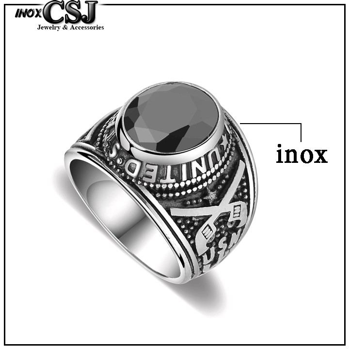 Nhẫn inox cao cấp đính đá siêu đẹp, bền màu, chuẩn thời trang - tặng hộp đựng xinh xắn