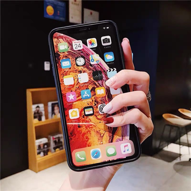 Ốp Điện Thoại Mềm Họa Tiết Kim Cương Cho iPhone 14 13 12 11 Pro max xs xr ix 8 7 plus
