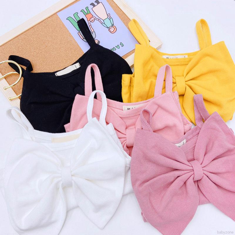 Áo Hai Dây Đính Nơ Xinh Xắn Thời Trang Mùa Hè Cho Nữ