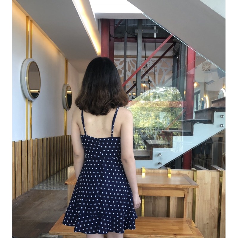 Đầm chấm bi xinh xinh