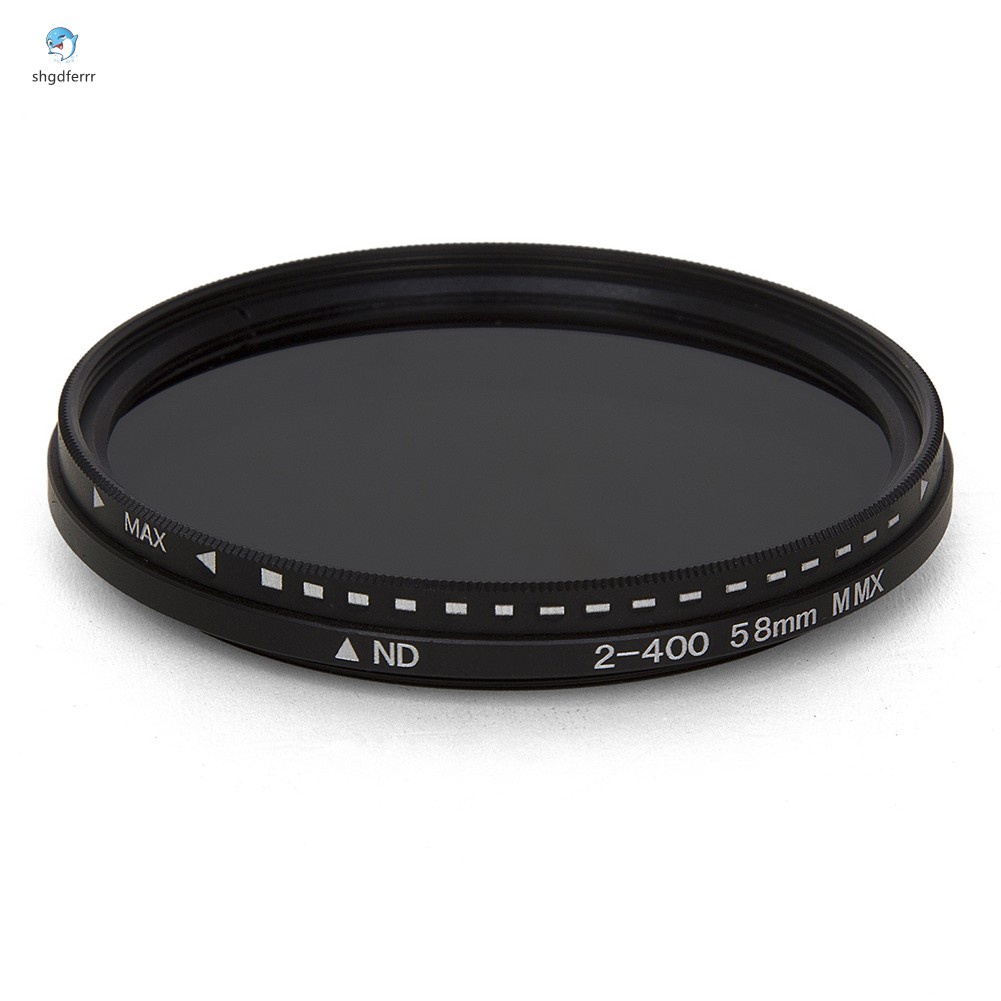 Fader Variable ND Filter Adjustable ND2 to ND400 Neutral Density for Camera Lens